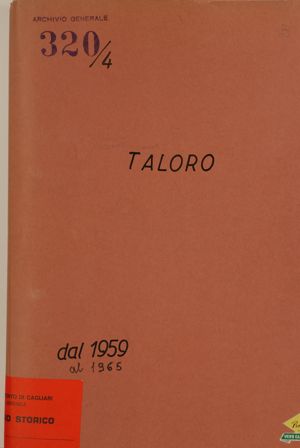 Taloro (dal 1959 al 1965)