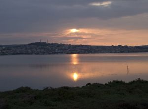 Sant’Antioco, vista dallo stagno