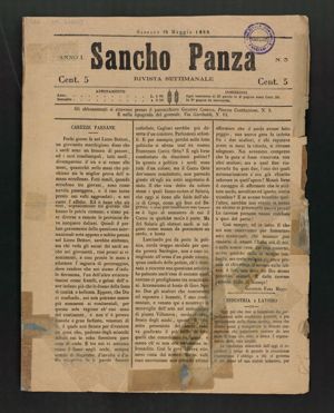 Sancho Panza. Rivista settimanale
