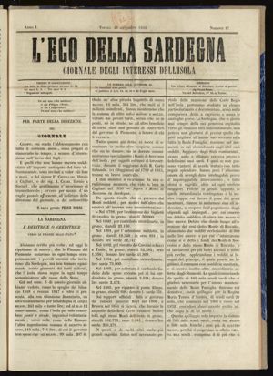 A. 1, n. 17 (24 novembre 1852), p. 1