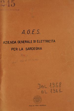 A.G.E.S. Agenzia generale Elettrica Sarda