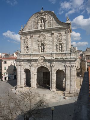 Sassari, cattedrale di San Nicola, facciata