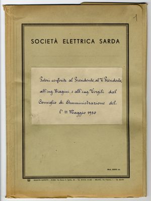 BURAS n° 32 – 1950 – Foglio degli Annunzi Legali Provincia di Roma n° 45, 1950 – SES Verbale Consiglio di Amministrazione del 19 agosto 1950