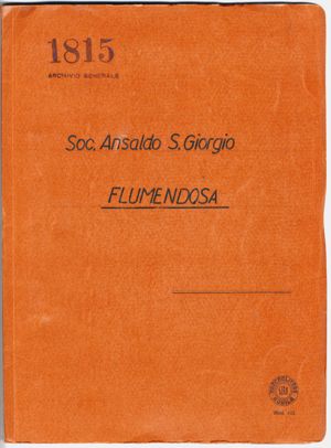 Soc. Ansaldo San Giorgio - Flumendosa