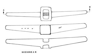 Il ceppo di una delle ancore in piombo di Mal di Ventre