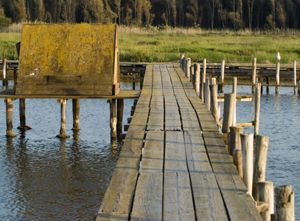 Passerella e barrachedda de castiu della peschiera