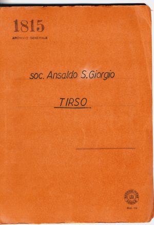 Soc. Ansaldo San Giorgio - Tirso