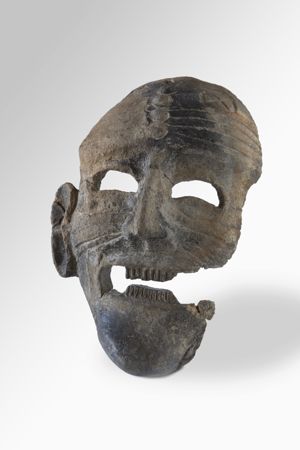 Oristano, Antiquarium Arborense, maschera ghignante
