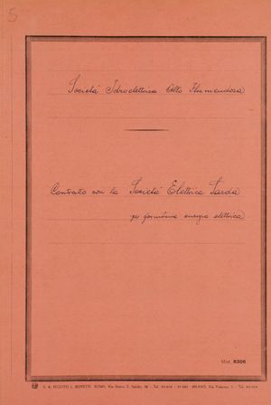 Contratto con la SES per fornitura energia elettrica