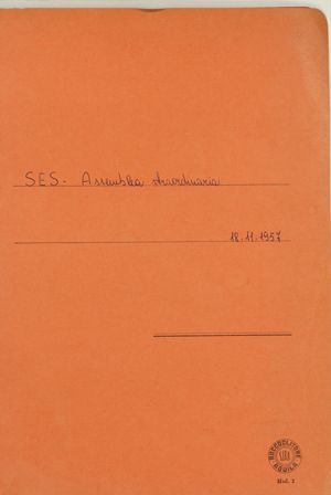 SES - Assemblea straordinaria 18-11-1957