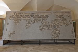 Sorso, Palazzo Baronale, mosaico di Santa Filittica