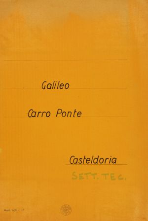 Galileo – Carro Ponte - Casteldoria