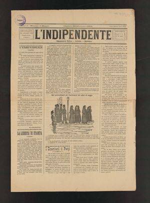 L’indipendente. Ebdomandario politico, artistico, umoristico