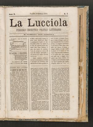 A. 2, n. 2 (4 gennaio 1874), p. 1