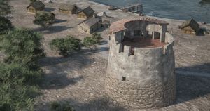 Porto e torri costiere di Arbatax