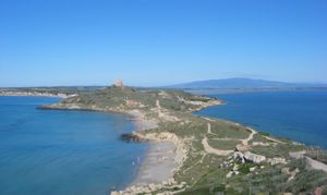 Tharros vista dal Capo S. Marco