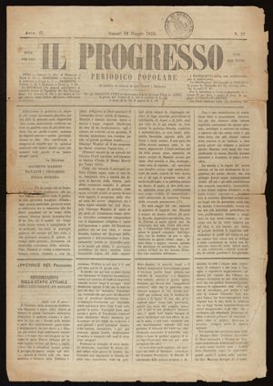 A. 2, n. 37 (12 maggio 1870), p. 1