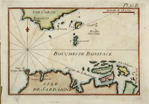 Bouches de Boniface, tavola 36.B. in Recueil des principaux plans de ports et rades de la mer Mediterran