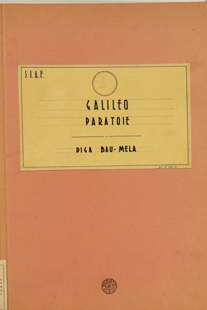 Galileo - Paratoie - Diga Bau Mela