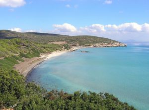 Spiaggia di Co’e quaddus, veduta d'insieme