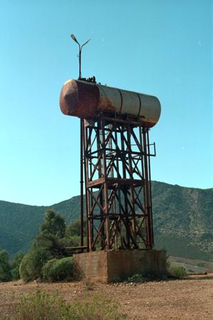 Serbatoio cilindrico Miniera di Su Benatzu