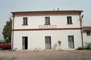 Stazione Ferrovia FMS tratto Santadi