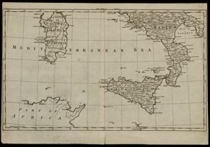[Italia Meridionale, Sicilia e Sardegna], Italy, plate II, vol. III, p. I in un atlante non identificato