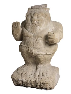 Cagliari, Museo Archeologico Nazionale, statua di Bes