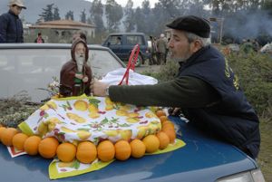 Preparativi per il fuoco di Sant'Antonio - Torp