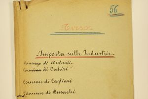 Tirso - Imposta sulle industrie Comuni di Ardauli, Oschiri, Cagliari, Busachi