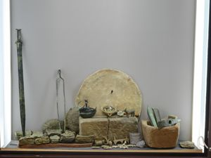 Nuoro, Museo Nazionale Archeologico, materiali e strumenti da metallurgo