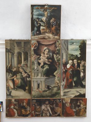 Ozieri, Museo diocesano, Retablo di Nostra Signora di Loreto