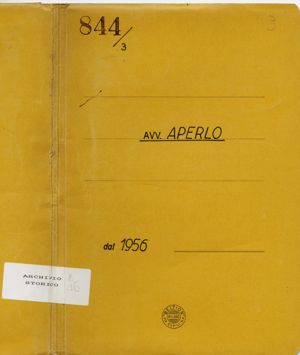 Avv. Aperlo (dal 1956)