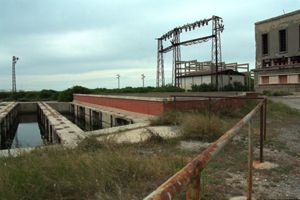 Vasca accumulo acqua Centrale termoelettrica di S. Caterina