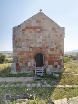 Fordongianus, chiesa di San Lussorio, facciata