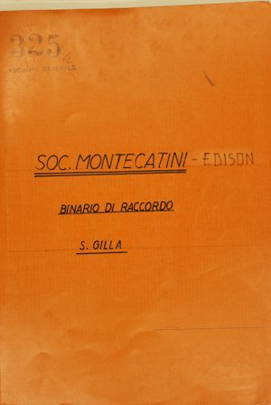 Soc. Montecatini - Edison - Binario di raccordo di S. Gilla