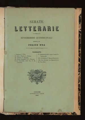 A. 1, n. 1 (aprile 1882), copertina