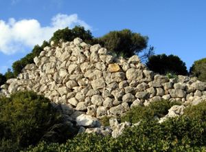 Nuraghe S’ega Marteddu, particolare