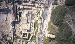 Foto aerea dell’area del tempio monumentale