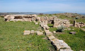 Il tempio di Demetra visto da sud