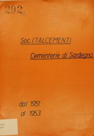 Società Italcementi - Cementerie di Sardegna