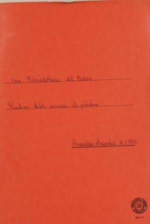 Società Idroelettrica del Taloro – Pratica titoli azionari al portatore - Assemblea straordinaria 10-1-1959