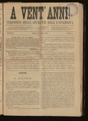 A. 2, n. 1 (9 gennaio 1870), p. 1