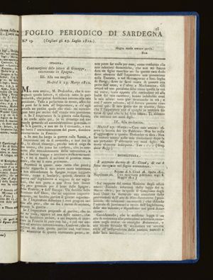 N. 19 (23 luglio 1812), p. 73