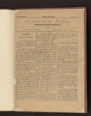 N. di saggio (20 gennaio 1889), p. 1