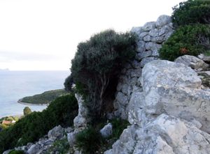 Nuraghe S’ega Marteddu, vista della scogliera