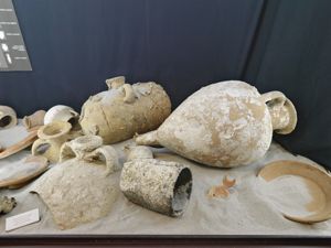 Nuoro, Museo Nazionale Archeologico, ceramiche provenienti da relitti di navi romane