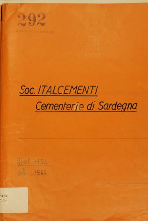 Società Italcementi - Cementerie di Sardegna