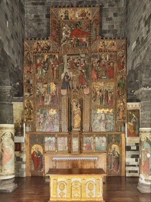 Ardara, chiesa di Santa Maria del Regno, retablo