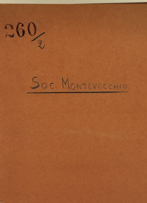Soc. Anonima Montevecchio